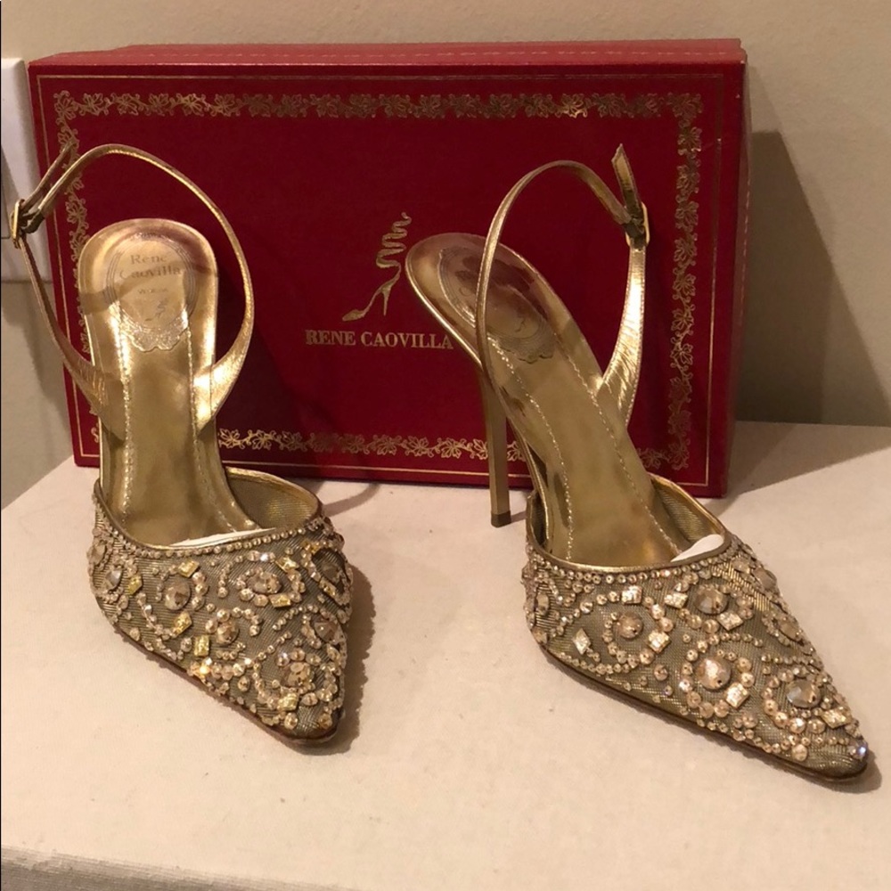 Rene Caovilla C4127 Napa Silk Mekong T100 39.5